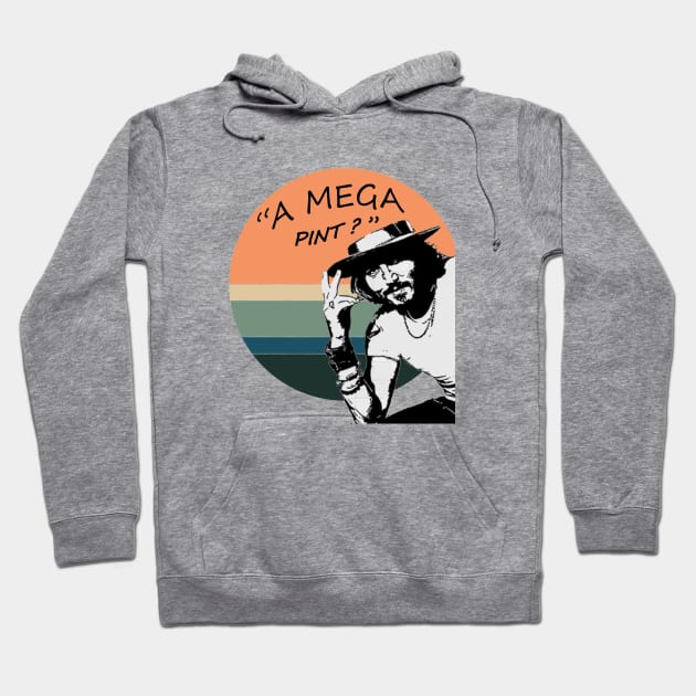 Johnny deep: " a mega pint? " Hoodie by sayed20